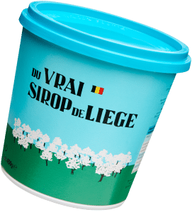 Pot de Sirop de Liège Classique, packshot officiel sur fond blanc